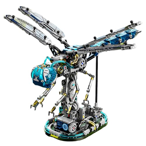 Mechanische Libellen Bausteine Bausatz, Maschinen Insekten Tiere Sammlung Klemmbausteine, Libellen Display Modell für Zuhause, Kreatives Geschenk Bauspielzeug für Erwachsene Jungen Mädchen (866 Stück) Mechanische Libellen Bausteine Bausatz, Maschinen Insekten Tiere Sammlung Klemmbausteine, Libellen Display Modell für Zuhause, Kreatives Geschenk Bauspielzeug für Erwachsene Jungen Mädchen (866 Stück) von SymGrpu