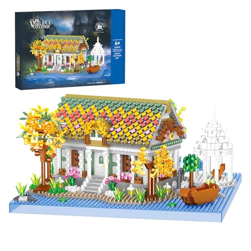 SymGrpu Valley Cottage Micro Bausteine Bausatz, Architektur Set Waldhaus Klemmbausteine Set für Erwachsene und Jugendliche, 2710 PCS SymGrpu Valley Cottage Micro Bausteine Bausatz, Architektur Set Waldhaus Klemmbausteine Set für Erwachsene und Jugendliche, 2710 PCS von SymGrpu