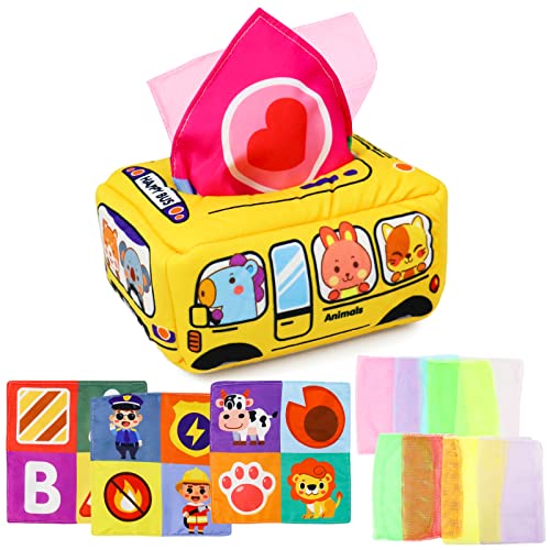 Babyspielzeug 0-6 Monate Sensorik Montessori Spielzeug Baby Tissue Box Spielzeug mit 3-quadratische Handtücher 8 Farbige Gazen Kontrast Spielzeug Baby Geschenk 3 6 9 12 Monate Geschenke Zur Geburt Babyspielzeug 0-6 Monate Sensorik Montessori Spielzeug Baby Tissue Box Spielzeug mit 3-quadratische Handtücher 8 Farbige Gazen Kontrast Spielzeug Baby Geschenk 3 6 9 12 Monate Geschenke Zur Geburt von Symiu