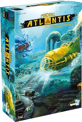 Asmodee Synapses Games Finding Atlantis – Kartenspiele – Gesellschaftsspiel – Spiel für Kinder, Erwachsene und Familie – Spiel mit App – ab 14 Jahren – 1 bis 4 Spieler – französische Version von Synapses Games