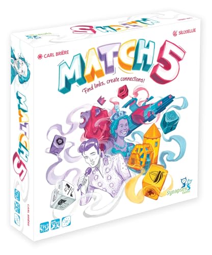 Synapses Games , Match 5, Board Game, Ages 10+, 2-8 Players, 20 Minutes Playing Time von Synapses Games