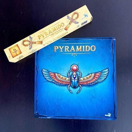 Synapses Games SG026 - Pyramido Spielmatte: Geflügelter Skarabäus von Chepre (Farbe hellblau) von Synapses Games