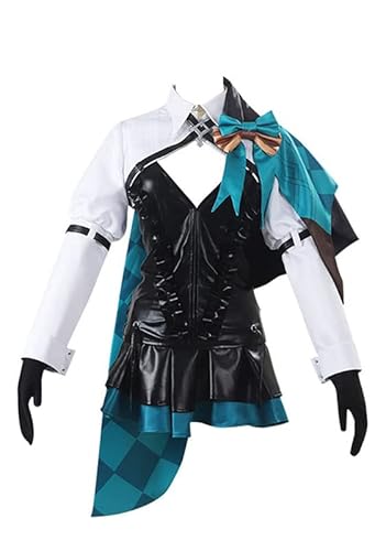 Anime Lynette Outfit Cosplay Kostüm Damen Blau S (Chest 78-81cm) von Syqiya