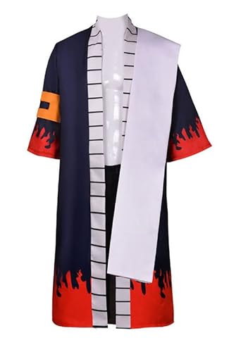 Anime Portgas Outfit ohne Hut Cosplay Kostüm Herren Blau S (Chest 95cm) von Syqiya