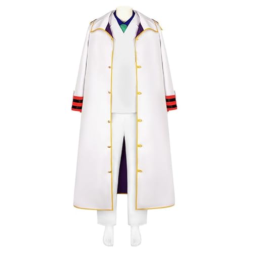 Syqiya Anime GARP Rebellious Outfit Cosplay Costume Herren Weiß XL (Chest 114-119cm) von Syqiya