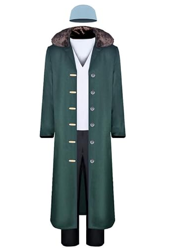 Syqiya Anime Kuzan Outfit Cosplay Costume Herren Grün XL (Chest 118cm) von Syqiya