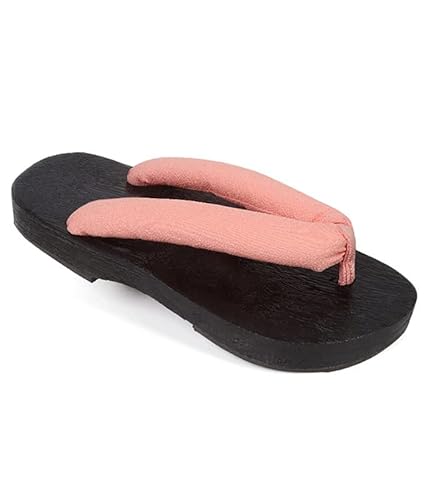 Syqiya Nezuko Kamado Cosplay Clogs Pantoffel Holzschuhe Hausschuhe Sandalen für Kostüm Rosa Unisex 41 (Inside Length 25cm) von Syqiya