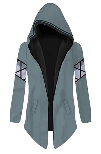 Syqiya Pulli Manjiro Jacke Windbreaker Windmantel Wind Coat Hoodie Cosplay Kostüm Strickjacke Unisex Blau XL (Chest 114cm) von Syqiya