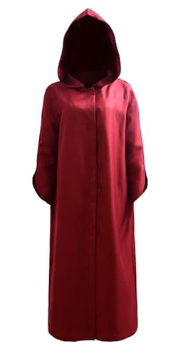 Syqiya Unisex Anime Offord Gewand Umhang Cape Cloak Outfit Cosplay Costume Damen Rot M (Chest 91-94cm) von Syqiya