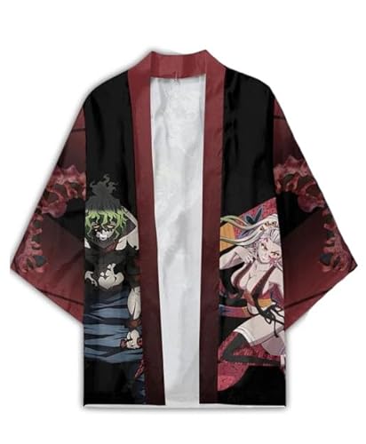 Unisex Kimetsu no Yaiba Gyutaro Shabana Kimono Cosplay Costume Cape Coat Cardigan Cloak Color-19 Herren Damen M von Syqiya