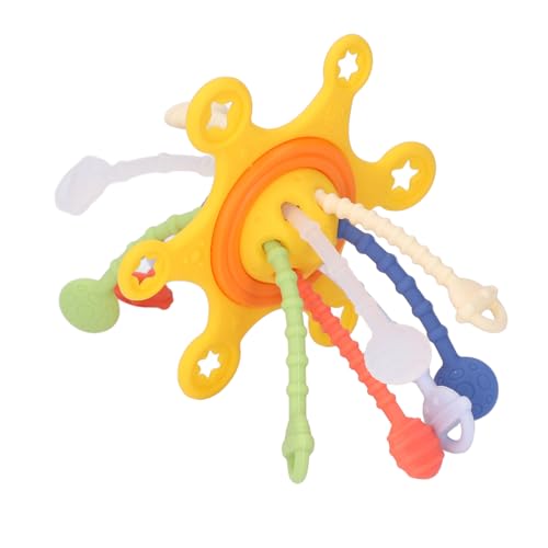 Baby Pull String Toy Brain Development Interaktive Feinmotorische Fähigkeiten Buntes Silikon -String -Sensorikspielzeug Früh Bildung Bildungsspielzeug Kleinkind Sensorisches von Syrisora