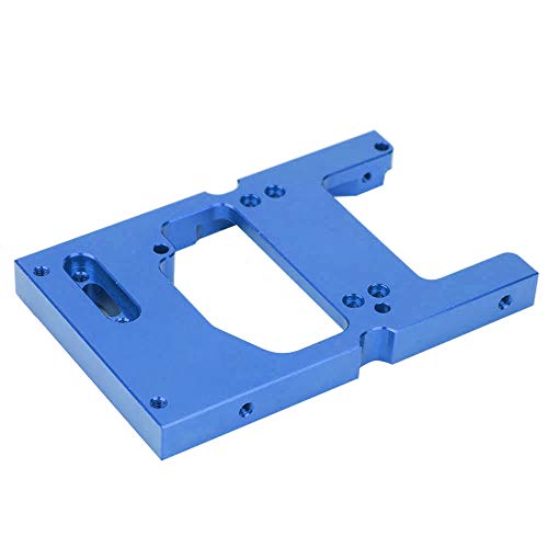 RC Zubehör Servo Feste Halterung, Lenkmotor-Befestigungsbasis, für WPL-System 1:16 RC Auto Metall Lenkmotor Servo Fixing Base Mount Bracket (Blau) von Syrisora