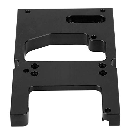 RC Zubehör Servo Feste Halterung, Lenkmotor-Befestigungsbasis, für WPL-System 1:16 RC Auto Metall Lenkmotor Servo Fixing Base Mount Bracket (Schwarz) von Syrisora