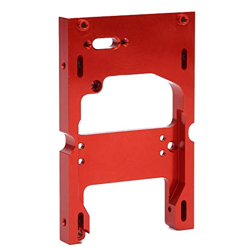 RC Zubehör Servo Feste Halterung, Lenkmotor-Befestigungsbasis, für WPL-System 1:16 RC Auto Metall Lenkmotor Servo Fixing Base Mount Bracket (rot) von Syrisora