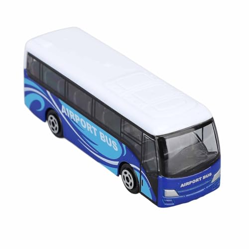 Syrisora Bus Modell, Legierung Bus Spielzeug, Legierung Bus Statue Eltern-Kind-Interaktion Bus Skulptur Lebensechte Exquisite Sammlerfahrzeug Modell für Mädchen (Blau) von Syrisora