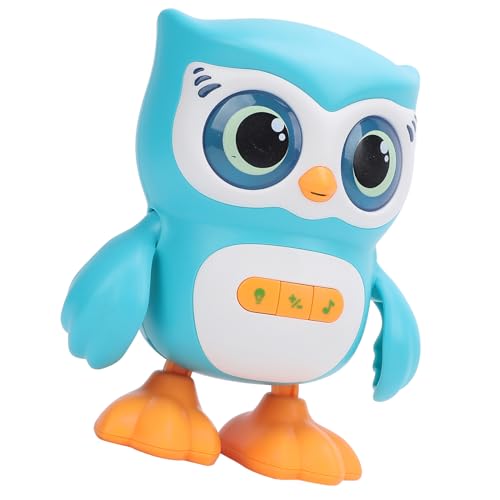 Syrisora Electric Owl Toy, Smart Dancing Singt Niedliches Baby -Owl -Spielzeug für Kleinkinder, Multifunktionales Spielzeug, um die Entwicklung zu Unterstützen (Blau) von Syrisora