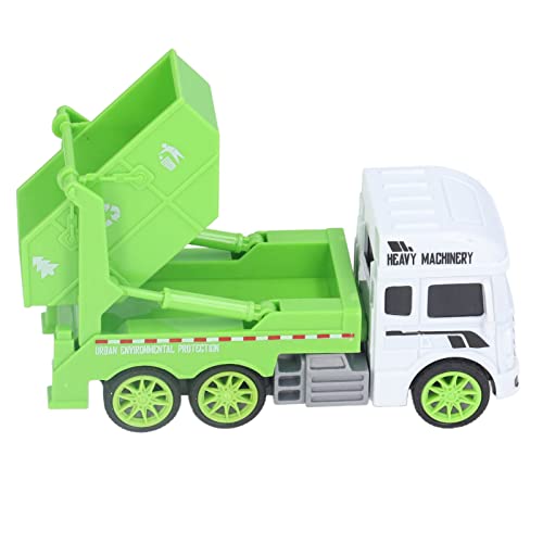 Syrisora ​​Müllwagen-Spielzeug, Gleitend, Kultivieren, Umwelterziehung, Müllwagen, Kunststoff-Trägheits-Sanitärfahrzeug für Jungen (Müllwagen (Muldenkipper)) von Syrisora
