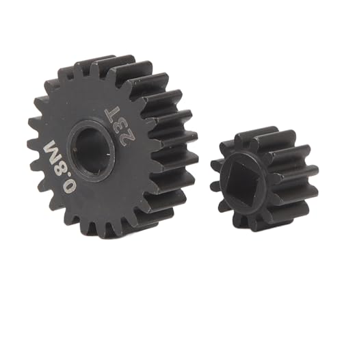 Syrisora ​​RC Portal Gears 0,8M Portal Gears 12T 23T Stahlgetriebe Kompatibel Axial Capra SCX10 III 1/10 RC Cars von Syrisora