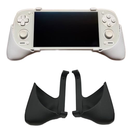 Szaerfa Controller Grip Schutzhülle für Retroid Pocket 5,Spielkonsole Erweiterung Haltegriff,3D gedruckte Schutzhülle Ständerhalterung, Pocket 5 Spielkonsolenzubehör, Ergonomisches Design (schwarz) von Szaerfa