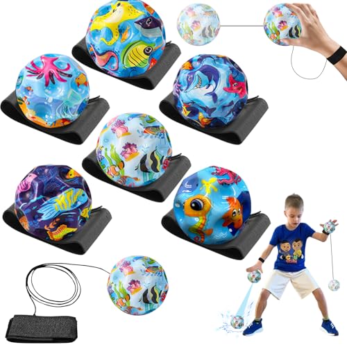 Jumper Ball mit Bandagierung, Mehrfarbig Galaxy Space Moon Ball, Jump Ball mit Schnur,Hohe Springender Gummiball,Bouncing Ball Skyball für Kinder Geeignet für Innen und Außen (Haidi) von Szhhrxi