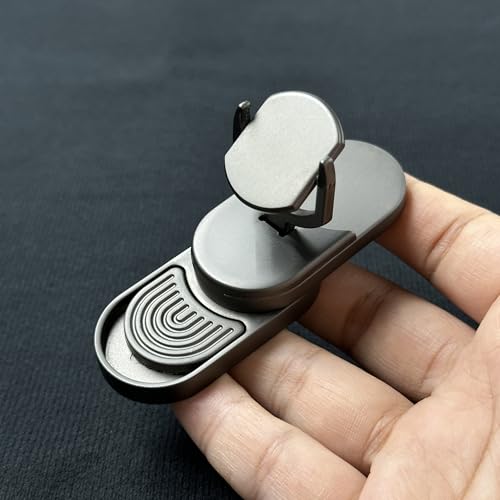 T-Conceal EDC Fidget Sliders, Fidget-Spielzeug, Stressabbau für Erwachsene, magnetisches Metall-Ziel, Push-Slider, Finger-Push-Spin-Münzen, Dekompressionsspielzeug, EDC, haptischer Slider von T-Conceal