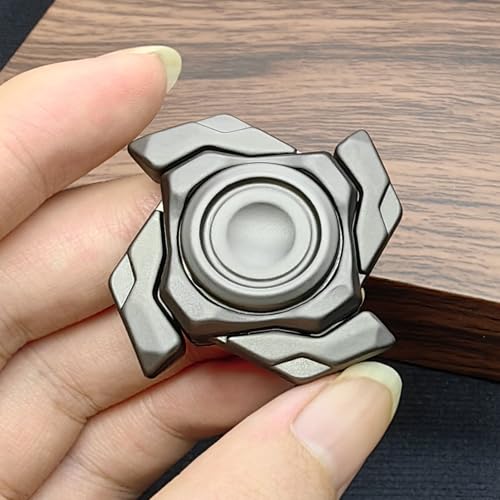 T-Conceal EDC Fidget Sliders Mini Open Armor Kreisel Fidget Toys Stressabbau für Erwachsene Magnetisches Metallspielzeug Angst- und Stressabbau Fidget Spinner Geschenk von T-Conceal