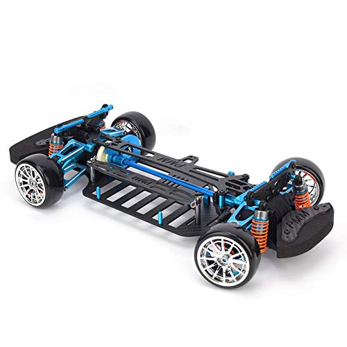 Tbest RC Auto Rahmen, Radstand Rahmen Carbon Fibre Chassis Stoßstange RC Auto Modell Rahmen für TT01 1/10 RC Auto Modell von Tbest