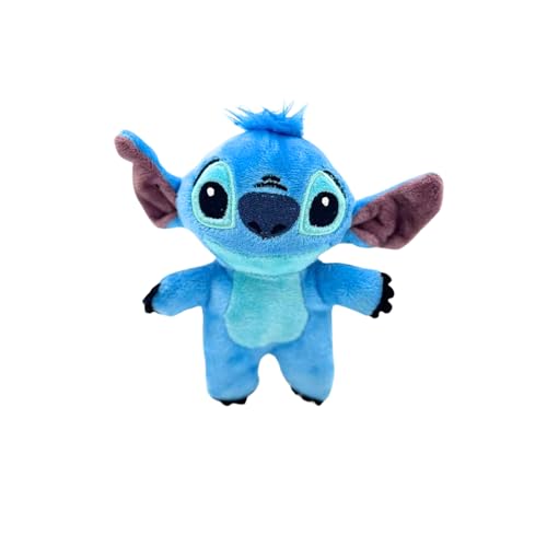 TA&MA Disney Stitch Kuscheltier Bag Clip 14 cm – Lilo und Stitch Stofftier, Dreaming Stitch Plüschtier, Stitch und Angel Accessoire für Taschen & Schlüssel – Stitch Sachen für Fans (Stitch Blau) von TA&MA