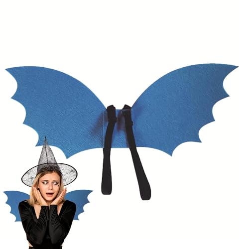 Halloween Fledermaus Flügel | Kinder Deko Fledermaus Flügel mit Gesichtsabdeckung - Deko Karneval Kostüm Flügel Kostüm Leicht für Maskerade von TABSIRAH