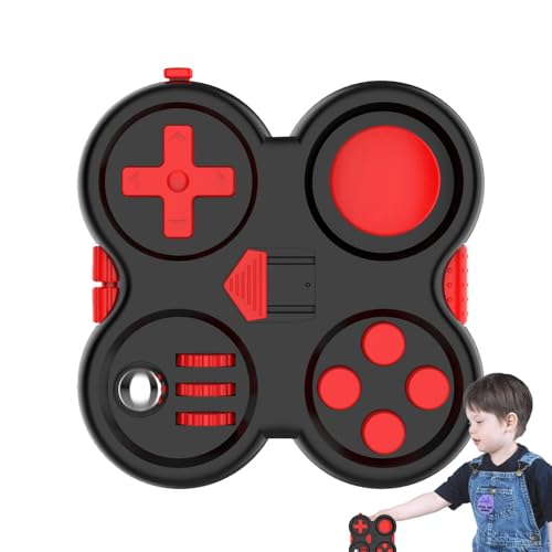 TABSIRAH Fidget-Spiel-Controller, vielseitiges Fidget-Spiel-Spielzeug, Fidget-Controller, tragbares sensorisches Lernspielzeug, Zappel-Konzentrationsspielzeug für Kinder und Erwachsene von TABSIRAH