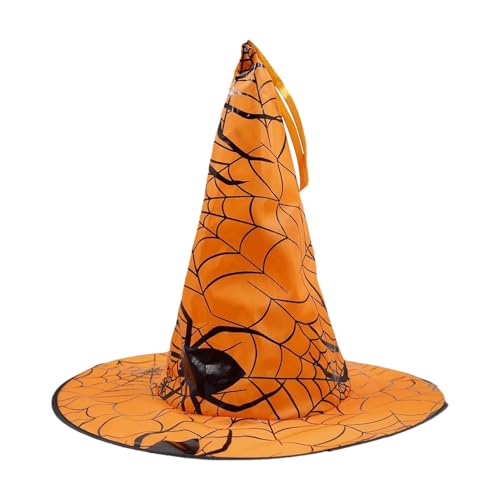 TABSIRAH Halloween-Zauberer-Hut, Verkleidungshut – Cosplay-Kostüm-Hut, Urlaubsrequisiten, dekorativer Hut für Garten, Hof, Baumdekoration von TABSIRAH