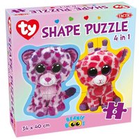 CARLETTO 2053605 TACTIC Ty Beanie Boos Shape Puzzle 6 Teile von TACTIC