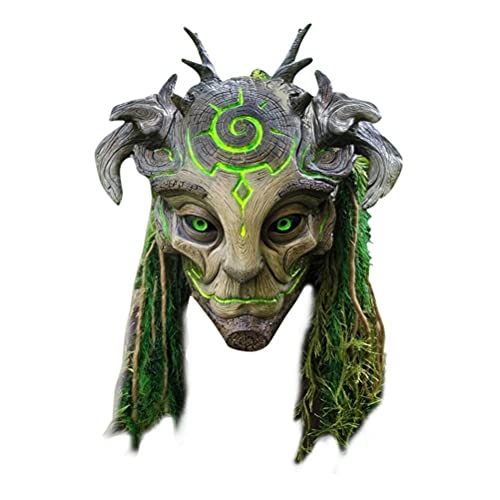 TAIPPAN Wald Spirit Elf Halloween Maske, Latex Maske, 3D realistisch, Cosplay Kostüm, Party-Zubehör, geeignet verschiedene Themenpartys, Kostümpartys von TAIPPAN