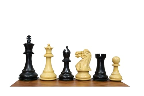 Professionelle Staunton-Schachfiguren, nur 2 zusätzliche Königinnen | Handgefertigte Schachfiguren aus Ebenholz | gewichtetes Schachspiel Taj Chess Store von TAJ CHESS STORE