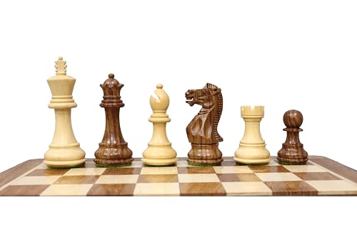 Professionelle Staunton Schachfiguren, nur 2 zusätzliche Königinnen | Premium handgefertigte Holzschachfiguren | beschwertes Schachset – König 7,6 cm Taj Chess Store von TAJ CHESS STORE