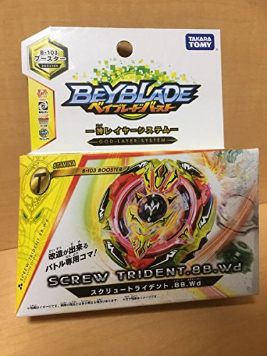 Takaratomy Beyblade Burst B-103 Screw Trident.8B.WD Ausdauer Booster von TOMY