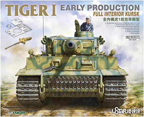 SUYATA NO006 - 1/48 - WWII Tiger I Early Production with Full Interior - Kursk von TAKOM