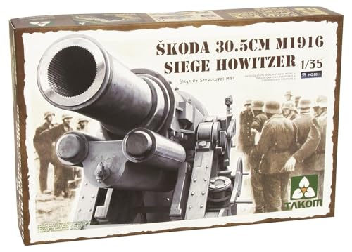 TAKOM TAK2011-1/35 Skoda M1916 Siege Howitzer, 30.5 cm von TAKOM