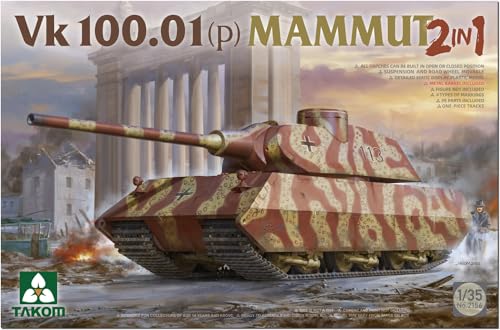 TAKOM TAK2156 2156 VK100.01 (P) MAMMUT 2 in 1 Maßstab 1:35 - Modellbau von TAKOM