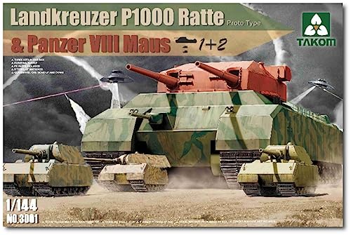 Takom TAK3001-1/144 Landkreuzer P1000 Ratte Panzer von TAKOM