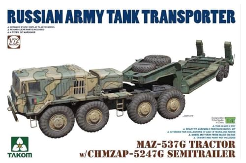 TAKOM TAK5004 MAZ-537G Tractor w/CHMZAP-5247G Trailer 1:72 von TAKOM