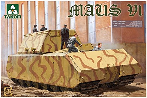 Takom TAK-2049 Modellbausatz WWII German Super Heavy Tank Maus V1 von TAKOM