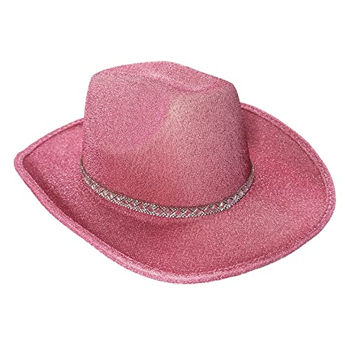 TAKOXIA Cowboyhut, Brautbrief, Cowgirl-Hut, Braut, Hochzeit, Foto, Kostüm-Requisiten, Outdoor-Frau, Mädchen, Hut mit Strass-Fransenkrempe von TAKOXIA