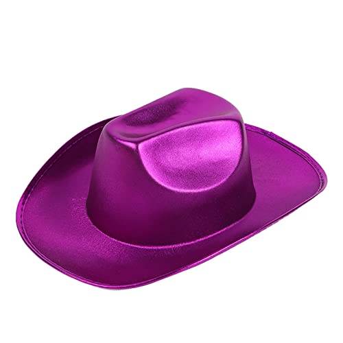 TAKOXIA Cowboyhut, Urlaubs-Cowboyhut, Aurora, reflektierend, Überraschungsgeschenk für Mädchen, Jungen, Cowgirl-Hut für Karneval, Musikfestival von TAKOXIA