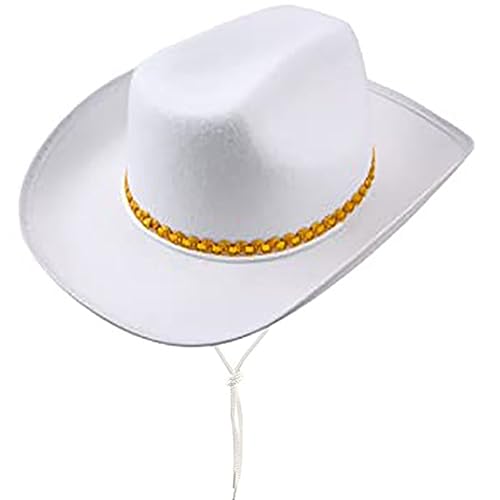 TAKOXIA Cowboyhut, Urlaubs-Cowboyhut, lässig, Disco, Überraschungsgeschenk für Mädchen, Jungen, Cowgirl-Hut für Karneval, Musikfestival von TAKOXIA