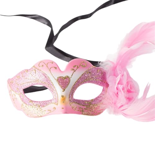 TAKOXIA Damen Herren Kostüme Gesicht Festival Halloween Gesicht Maskerade Halbgesicht Karneval Party Aufführungen Gesicht von TAKOXIA