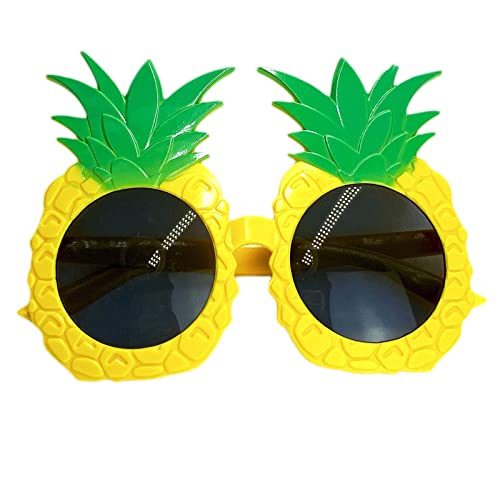 TAKOXIA Luau Partybrille, Hawaiianische lustige Kunststoff-Sonnenbrille, tropische Party-Dekoration, Partyzubehör für Teenager, Partyzubehör von TAKOXIA