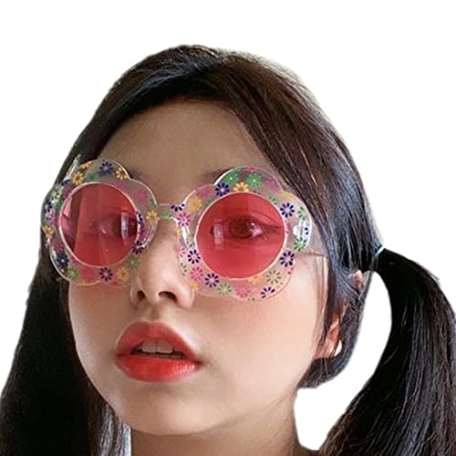 TAKOXIA Luau Partybrille, Hawaiianische lustige Kunststoff-Sonnenbrille, tropische Party-Dekoration, Partyzubehör für Teenager, Partyzubehör von TAKOXIA