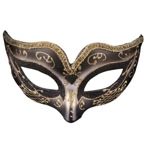 TAKOXIA Maskerade Halloween Augenmaske Cosplay Kostüm Halb Maskerade Kostüm Zubehör für Halloween Karneval Party von TAKOXIA