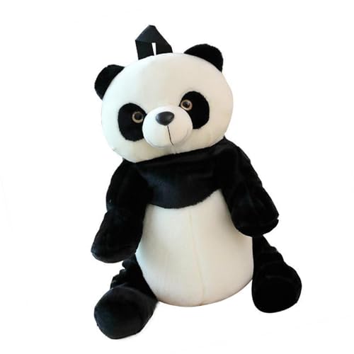 TAKOXIA Modische Weiche Panda Plüsch Rucksäcke Stilvolles Schlafzimmer Und Wohnzimmer Dekoratives Modisches Tragbares Accessoire Für Kinder von TAKOXIA